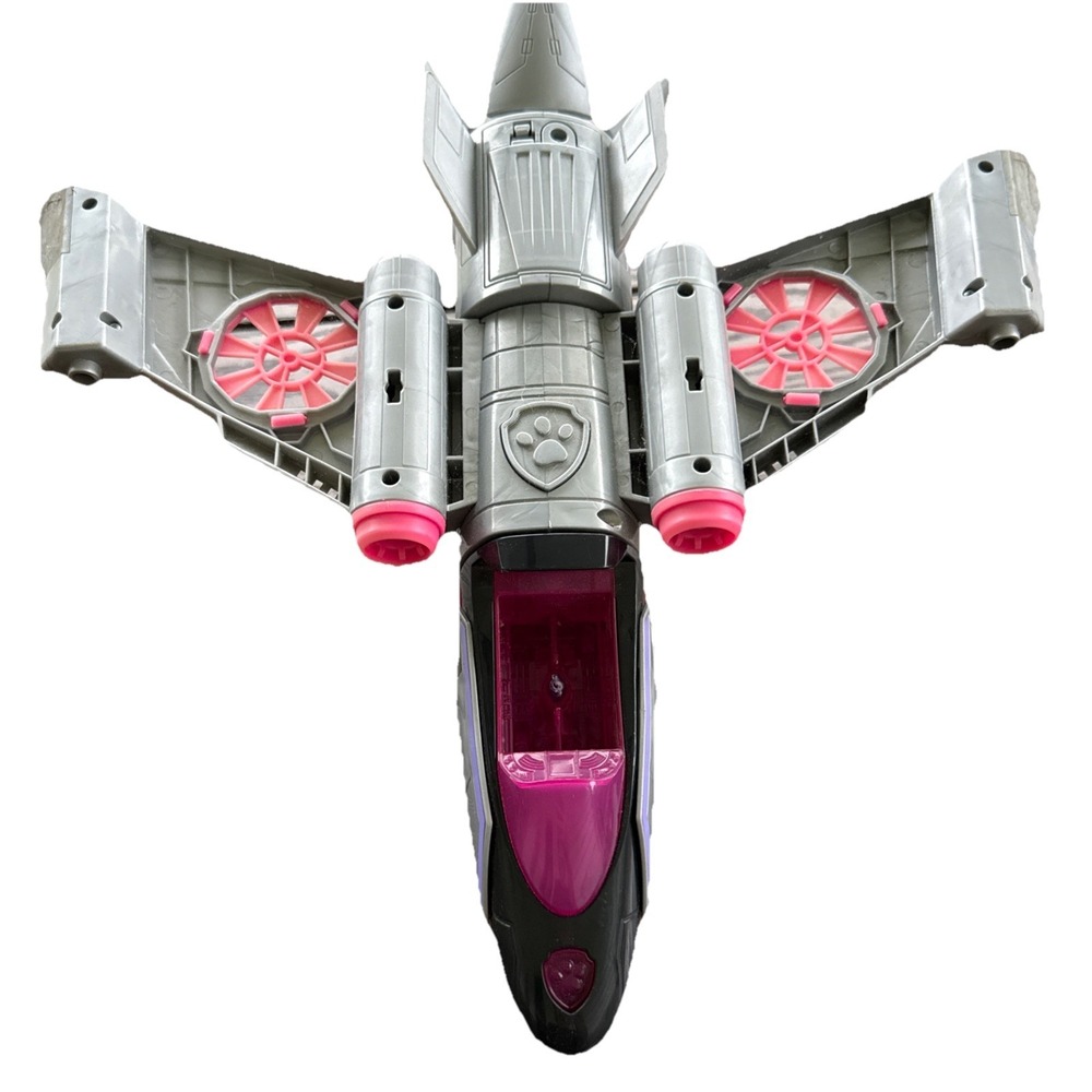 PAW Patrol The Mighty Movie, Transforming Jet with Lights, Sounds- Flaw See Des